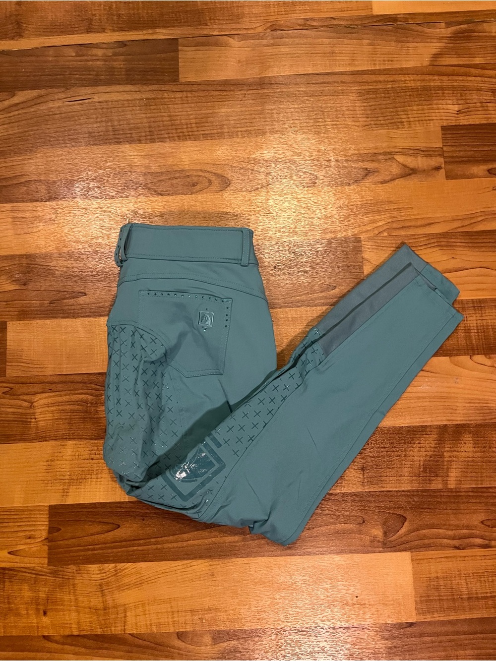 Romfh Sarafina Bling Full Grip Breeches Size 32R - Blue